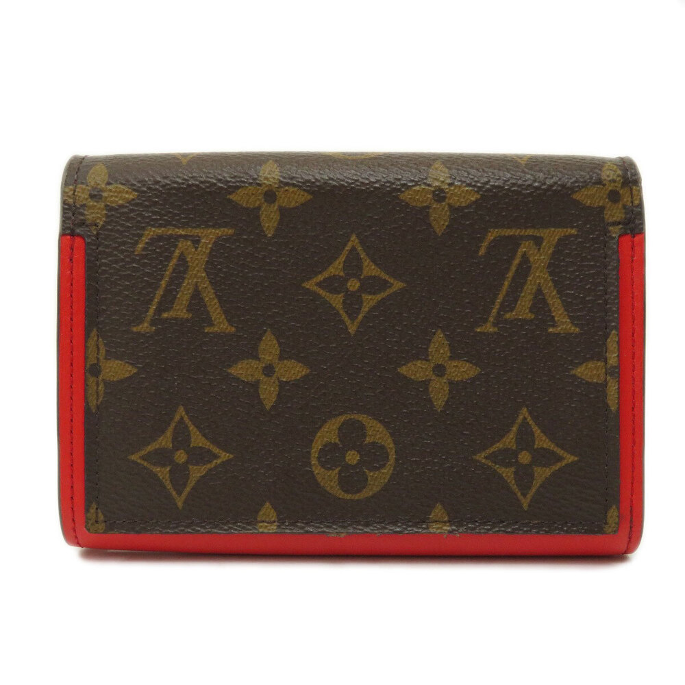 Louis Vuitton Portefeuille Wallet Flore Coquelicot RedBifold - Picture 2 of 8